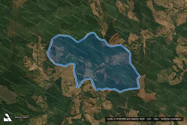 Imagem de satélite de Fazenda Conceição - Parcela 1 em Itamarandiba - MG