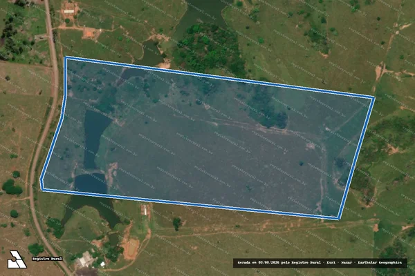 Imagem de satélite de PAD Pedro Peixoto - Lote 01 Gleba C - Parcela 1 em Rio Branco - AC