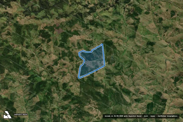 Imagem de satélite de FAZENDA BOA VISTA - Parte 1 em Planalto - BA