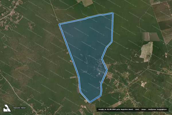 Imagem de satélite de GLEBA CABECEIRA em São Bernardo - MA