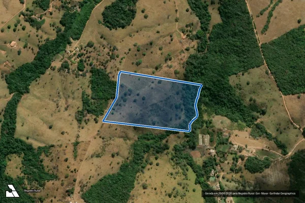 Imagem de satélite de FAZENDA JOÃO JOSÉ BONITO E CAPIVARI - Gleba 04 em Abadiânia - GO