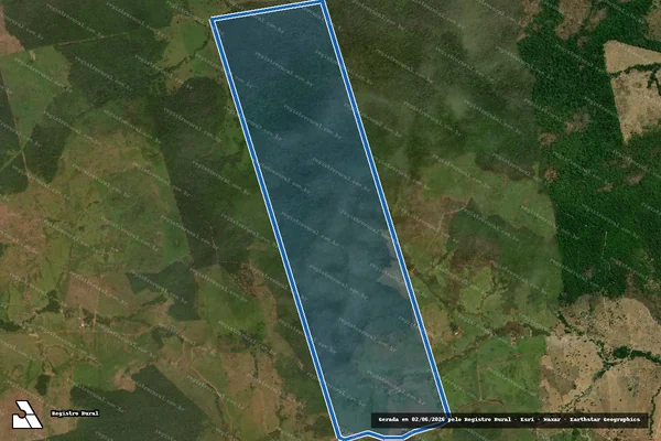 Imagem de satélite de ESTANCIA REIS - FAZENDA PLANALTO em Guarantã do Norte - MT