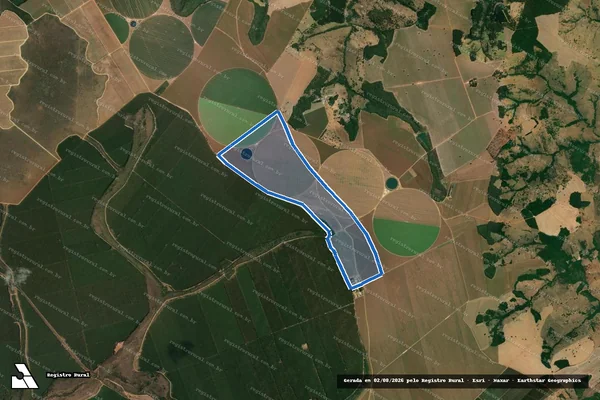 Imagem de satélite de Fazenda Speggiorini - Parcela 2 em Indianópolis - MG
