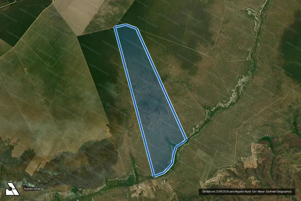 Imagem de satélite de FAZENDA RIACHÃO DO NERY - Gleba GLEBA 01 em Riachão das Neves - BA
