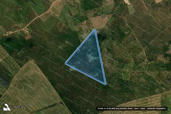 Imagem de satélite de FAZENDA SÃO JOÃO - Parte 1 em Passagem Franca - MA