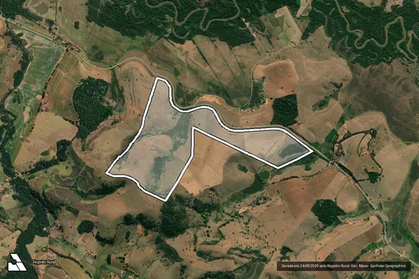 Imagem de satélite de FAZENDA BANDEIRINHA - Parte 2 - Parte 2 em Piranguinho - MG