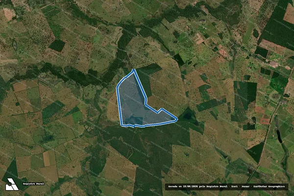 Imagem de satélite de Estância Nelore da BR - Parte 2 em Anastácio - MS