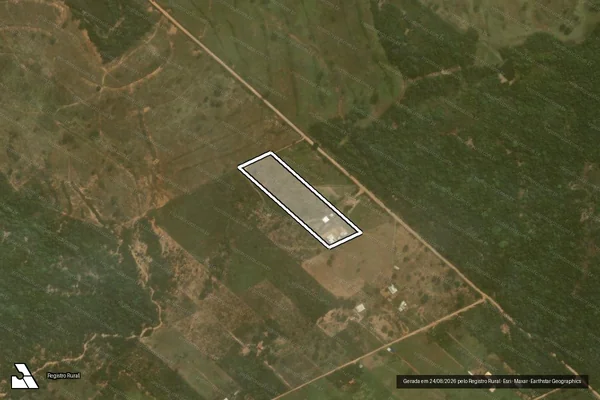 Imagem de satélite de FAZENDA RIO VERDE E MONTE ALTO - Lote 45 em Mineiros - GO