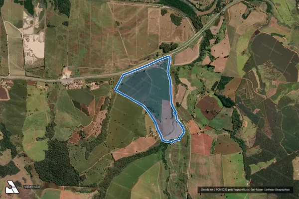 Imagem de satélite de FAZENDA SÃO JOSÉ - GLEBA 02 - GLEBA-02 em São Sebastião da Bela Vista - MG