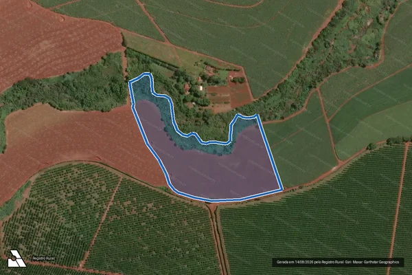 Imagem de satélite de Fazenda Monte Alegre ? Área ? C1 - Parte 1 em Motuca - SP