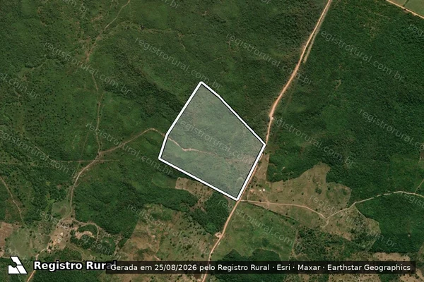 Imagem de satélite de FAZENDA VANDERLÉIA - Parte 1 em Senador La Rocque - MA