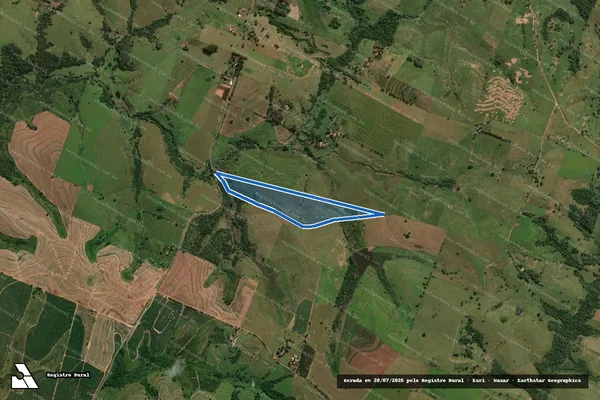 Imagem de satélite de SÍTIO IBIUNA II - PARTE 1 em Lucélia - SP