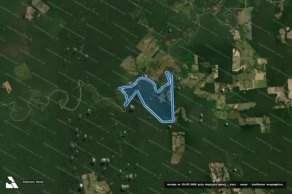 Imagem de satélite de Fazenda Timborana - Parcela 1 em Paragominas - PA
