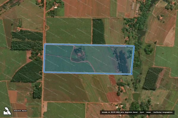 Imagem de satélite de Assentamento Estadual Monte Alegre Gleba 01 PA0013S02Q00L036 - PA0013S02Q00L036 em Motuca - SP
