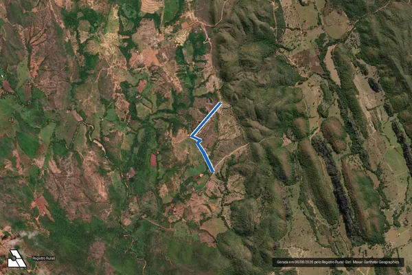 Imagem de satélite de P.A. SÃO PEDRO DO CIPÓ ? ESTRADA VICINAL VC-17 - Parte 1 em Unaí - MG