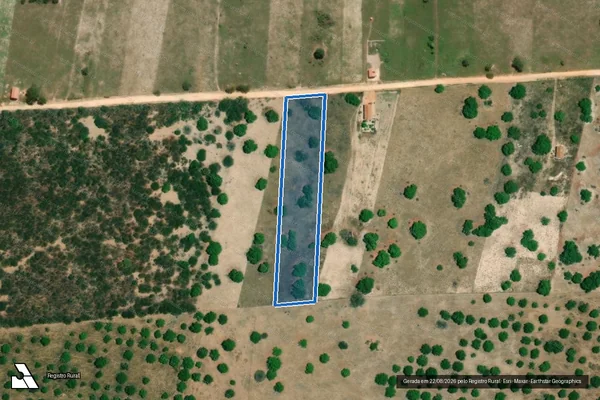 Imagem de satélite de SÍTIO BAIXA  VERDE ? LOTE 0404 - Parte 1 em Alto Santo - CE