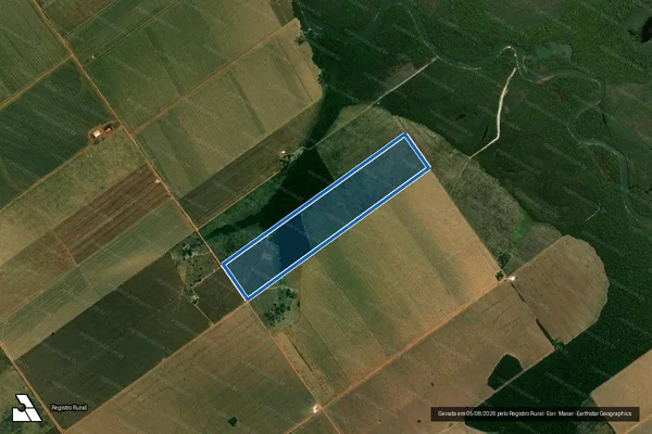 Imagem de satélite de LOTE 312 ? P.A BRASIL NOVO - Parte 1 em Querência - MT