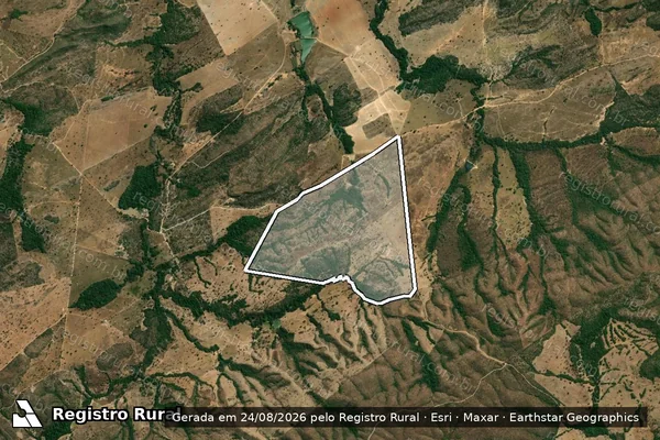 Imagem de satélite de FAZENDA SANTANA - 001 em Vila Propício - GO