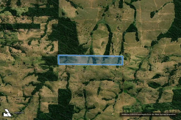Imagem de satélite de LOTE 84 ? GLEBA 06 ? SITIO SÃO MATEUS - SETOR LACERDA E ALMEIDA em Novo Horizonte do Oeste - RO