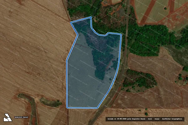 Imagem de satélite de FAZENDA SANTO ANTONIO - Parte 1 em Acreúna - GO