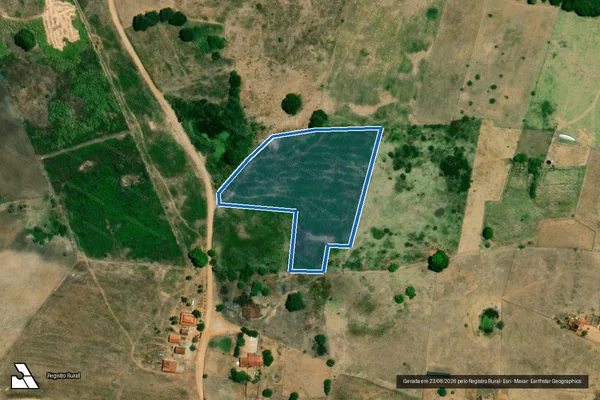 Imagem de satélite de SITIO OLHO DAGUA SECO - Parte 2 em Uiraúna - PB