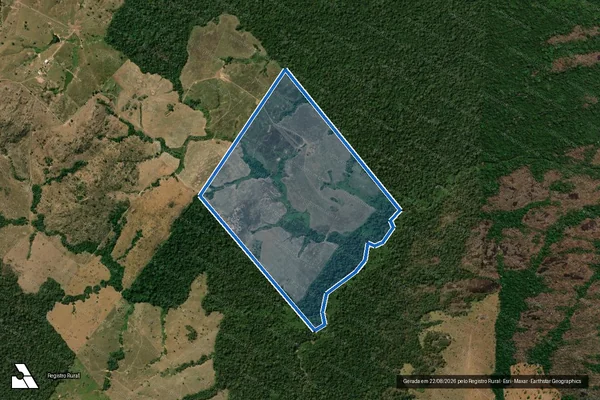 Imagem de satélite de Fazenda Água Branca - Parcela 1 em Castanheira - MT