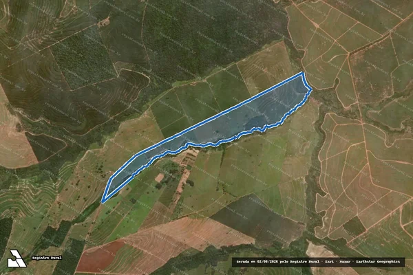 Imagem de satélite de Fazenda Recanto - Lotes n°s 61-Rem, 62-B, 62-A, 62-Rem, 63 e 64 em Ivaté - PR