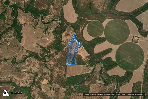 Imagem de satélite de P.A. RIACHÃO-LOTE 02 - 001 em Sítio d'Abadia - GO