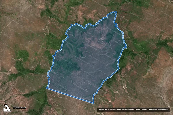 Imagem de satélite de LOTE Nº 09, DO LOTEAMENTO PONTE ALTA GLEBA 09 - 5ª ETAPA - 001 em Ponte Alta do Tocantins - TO
