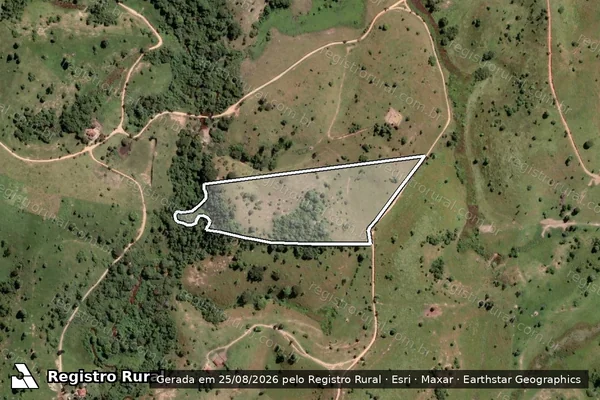 Imagem de satélite de FAZENDA FORMOSA - Parte 11 em Machacalis - MG