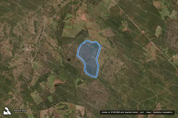 Imagem de satélite de Fazenda Santa Rita I e II - Fazenda  Santa Rita I em Conceição do Tocantins - TO