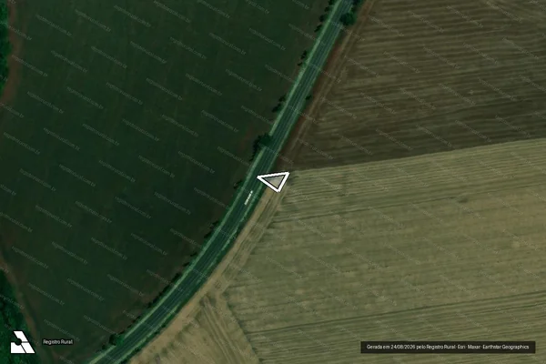 Imagem de satélite de Fazenda Cachoeira Parte G1 - PR 323 em Sertanópolis - PR