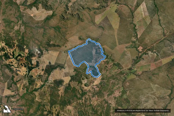 Imagem de satélite de Fazenda Bom Jesus   - 001 em Novo Jardim - TO
