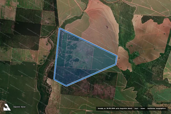 Imagem de satélite de Fazenda Primavera - Fazenda Primavera Gleba "B" em Araraquara - SP