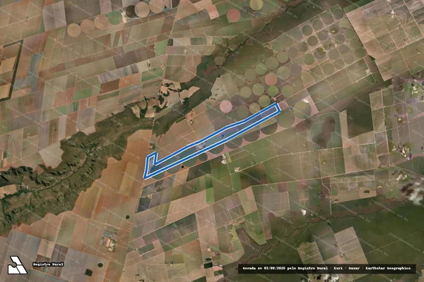 Imagem de satélite de Fazenda Santo Antônio em São Desidério - BA