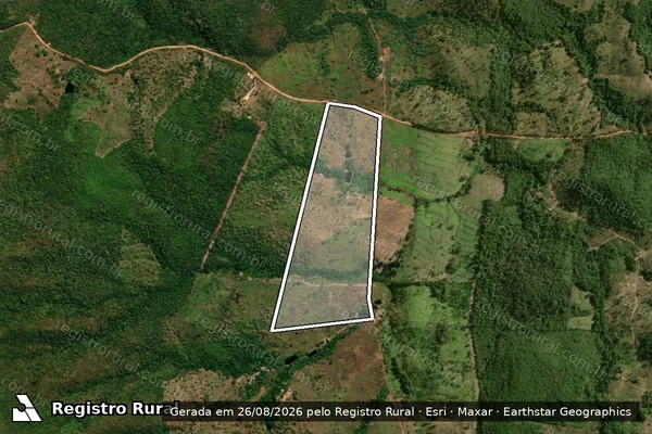 Imagem de satélite de LOTE 06 ? PA CAÇADOR - LOTE 06 em Xambioá - TO