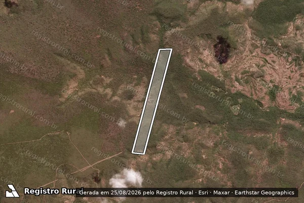 Imagem de satélite de RIACHO DA AREIA - Parte 1 em Itaueira - PI
