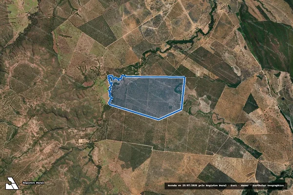 Imagem de satélite de Fazenda Povoação / São Pedro - Parte 1 em Buritizeiro - MG