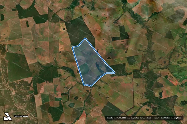 Imagem de satélite de Fazenda Arizona / Parte 2 em Costa Rica - MS