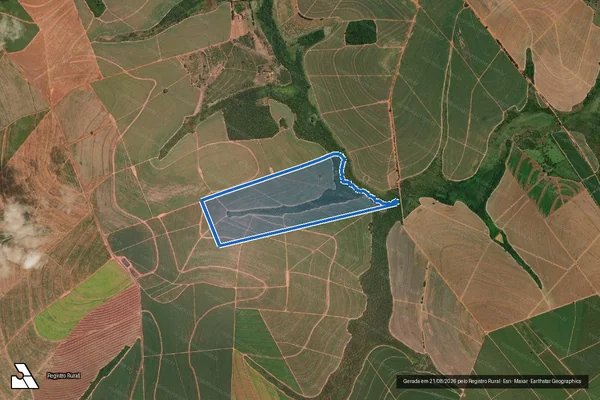Imagem de satélite de FAZENDA SANTA RITA – GLEBA 2 em Santa Adélia - SP