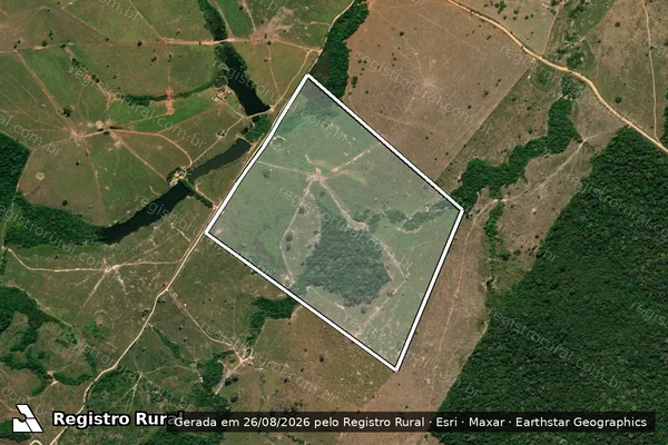Imagem de satélite de LOTE 38 ? GLEBA/LOTE 22 ? SETOR RIBEIRÃO GRANDE - Parte 1 em Espigão D'Oeste - RO