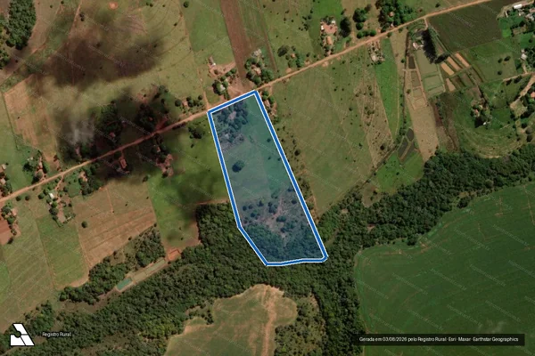 Imagem de satélite de Fazenda São Francisco - Lote 02 em Rio Verde de Mato Grosso - MS