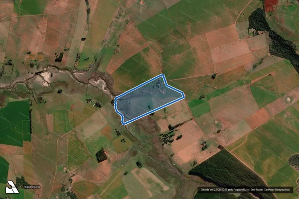 Imagem de satélite de Fazenda do Cedro - Gleba A em Manoel Viana - RS