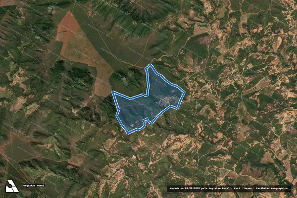 Imagem de satélite de FAZENDA CERCADINHO - Parcela 1 em Salinas - MG