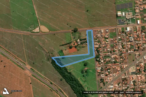Imagem de satélite de SITIO DELUZ - Parte 2 em Aparecida do Taboado - MS