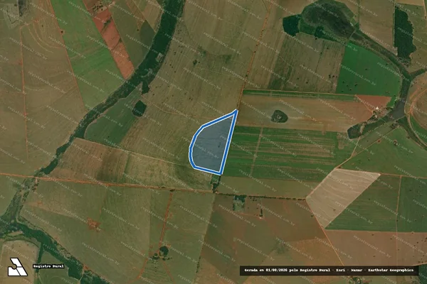 Imagem de satélite de Fazenda Ypiranga - Gleba 3 em Santo Anastácio - SP