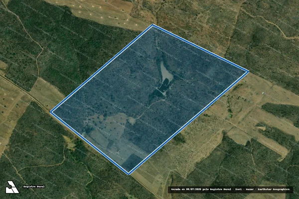 Imagem de satélite de LOTE 61/PROJETO DE ASSENTAMENTO ROMPE GIBÃO - Parte 1 em Coronel João Sá - BA