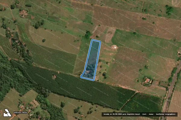 Imagem de satélite de Sítio Santa Maria (Parte B) - Parcela 1 em Jales - SP