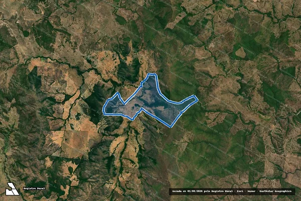 Imagem de satélite de FAZENDA MORADA NOVA - Parcela 1 em Campinaçu - GO