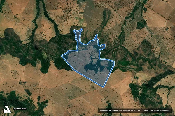 Imagem de satélite de MANOEL CANDIDO SOUTO - Mararrubia Antônia de Jesus Prado_Gleba 01 em Itarumã - GO